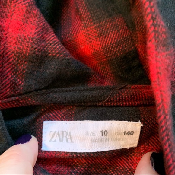 Zara Plaid Shirt - Picture 6 of 6